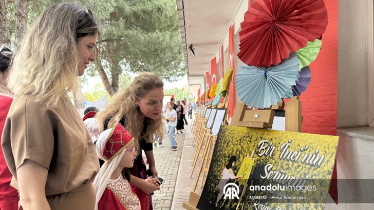 Tekirdağ'da 6 yaşındaki anaokulu öğrencisi resim sergisi açtı  | KIRKLARELİ