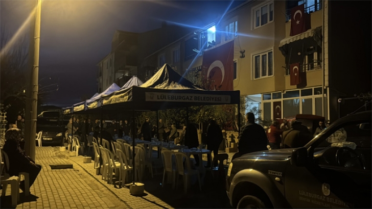 Kırklareli'nde şehit Berkay Karaca'nın ailesi taziyeleri kabul etti | KIRKLARELİ